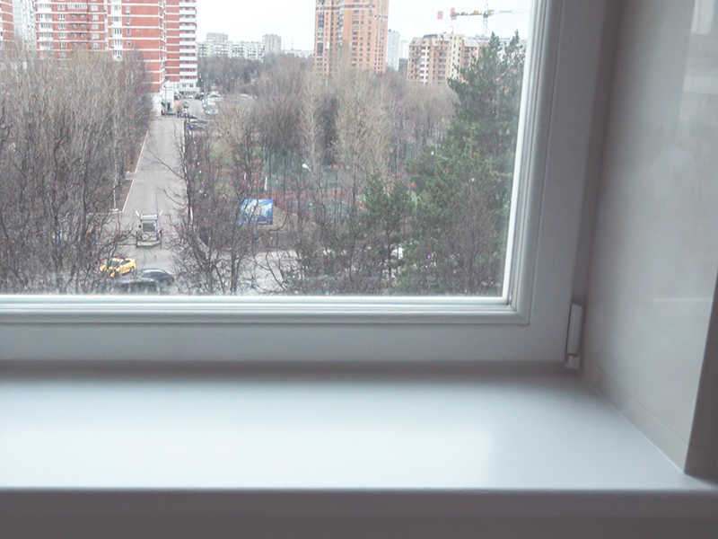 Покраска деревянных подоконников