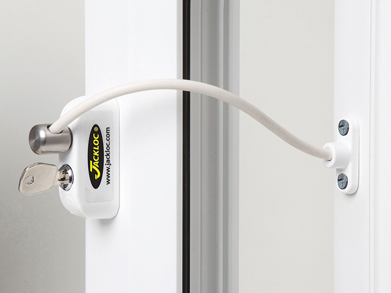 Троссиковый детский замок для алюминиевых окон