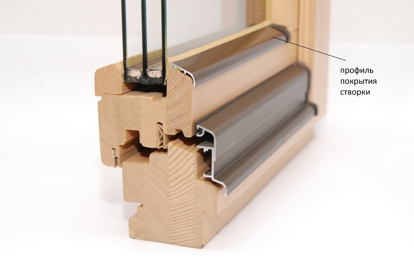 профиль покрытия створки