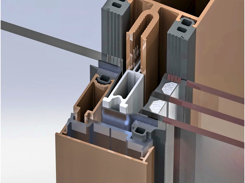 Установка термовставой в холодное алюминиевое остекление