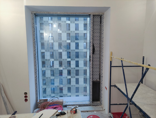 окно до покраски общий план