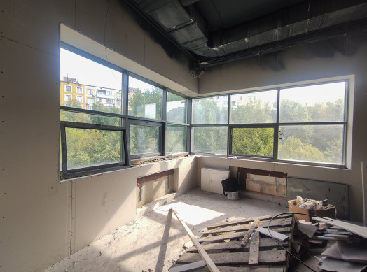 окно до покраски общий план