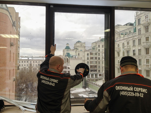 монтаж стеклопакета