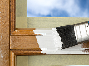 Покраска деревянных окон