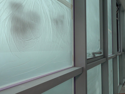 Покраска стоечно-ригельной системы