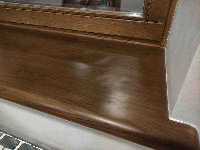 Покраска подоконников